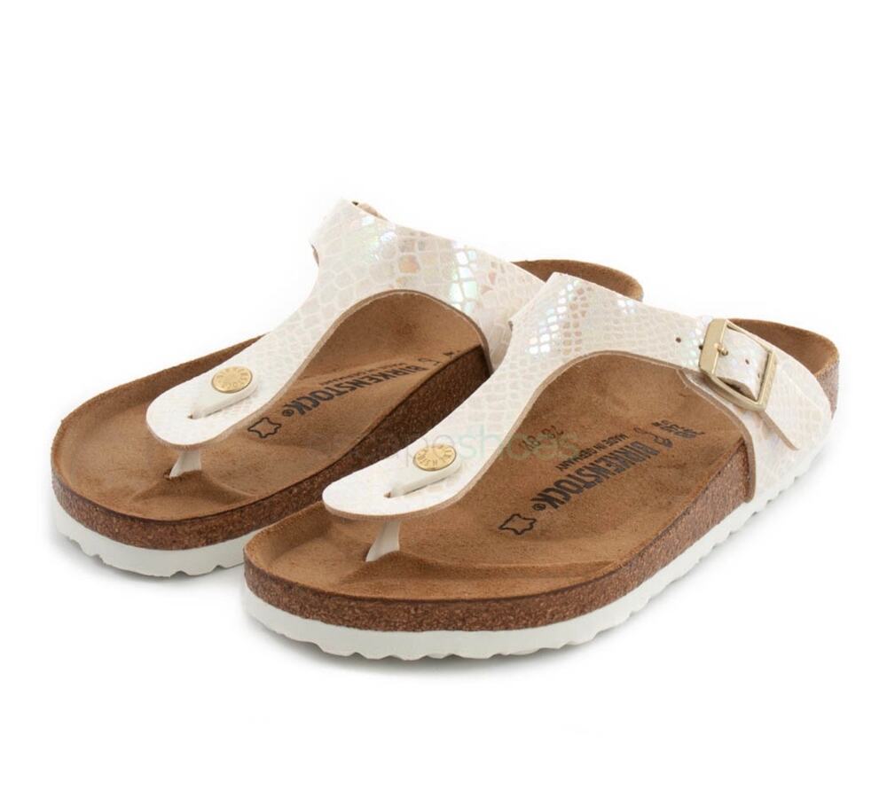 Birkenstock gizeh shiny snake sandle size 37